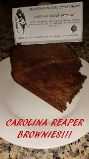 Carolina Reaper Brownie or Brookie-HOTTEST BROWNIE HANDS DOWN! Pure pain!