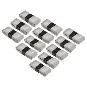 12Pcs Tennis Racket Grip Tape with Hole PU 43.3" Non-Slip Absorb Sweat Grey