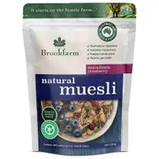 Organic Brookfarm Natural Macadamia Muesli with Cranberry 1.25kg – Fresh, healthy organic delivery | Doorstep Organics