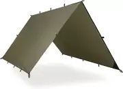 Safari Waterproof Camping Tarp Lightweight Sun Shade or Rain Fly Camping Essenti