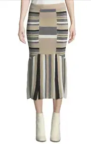NWT $495 Anthropologie Tabula Rasa Rosetti Skirt Size Large Z342-27