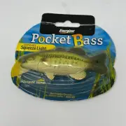 VTG Energizer Pocket Bass Disposable Squeeze Light Flashlight 2000 Fish BAS24A