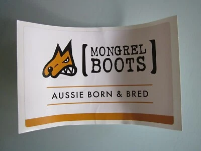 Mongrel BOOTS sticker