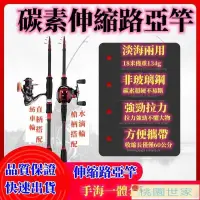 在飛比找樂天市場購物網優惠-【路亞竿】魚竿 釣魚竿 伸縮路亞竿套裝水滴輪全套超輕便攜振出