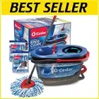 Revolutionary Spin Mop System - Removes 99% Bacteria with Clean Water Technology