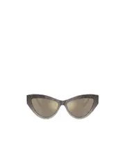 Jimmy Choo Eyewear Cat-Eye Sunglasses 55 Sand gradient glitter