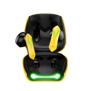Mini wireless R05 TWS Bluetooth 5.0 touch sports HiFi stereo non-delay headset for e-sports games - Yellow
