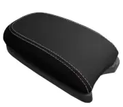 Console Lid Pull Over Cover Leather for Hyundai Santa Fe 2001-2006 Pink Stitch