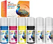 Yitentek Auto-Fill DTF Ink No Sediment DTF Transfer Ink for Epson ET-8550/ET-8500 Printers, Direct to DTF Film Heat Transfer Ink Conversion Kit (100ml x 6, 2Wh+CMYK)
