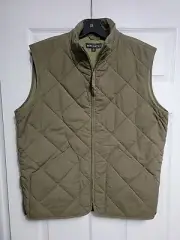 NWT Men's J. Crew Mercantile Walker Quilted Vest Size Medium Green