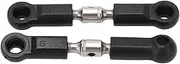 XIASABA Rc Car Linkage Rod Ends. 0×2. 0×2. 2Pcs Steering Tie Rod Links Replacement 104072 2096 Rc Vehicle Turnbuckle Linkage Rod Ends Easy to Install Plastic End