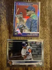 2021 Donruss Pete Alonso Diamond King #19 Holo. 2 Card Lot