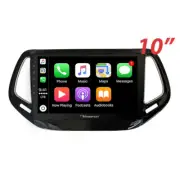 10" Wireless Carplay Android Auto Sat Nav Nakamichi For Jeep Compass 2017+