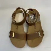 Birkenstock New w/ Box Papillio Soley Cognac Natural Leather Regular Select Size