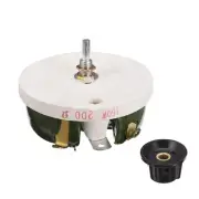 Wirewound Ceramic Potentiometer Variable Rheostat Resistor 150W 200R With Knobs