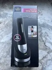 Sharper Image Rechargable Automatic Wine Bottle Opener w/ Foil Cutter NEW