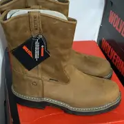 NEW Wolverine Marauder WELL SZ 13 M MEN STEEL TOE WORK BOOT IN Brown W02165