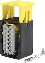 BIZOCA 12Pin 2-1564414-1 Waterproof Automotive Connectors 1.6mm Heavy Duty Sealed Connectors Series Additional Terminal and Seal(2-1703639-1)