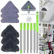 98 Inch Wall Cleaner Mop with Long Handle - Baseboard Cleaner Tool Duste