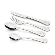 4pc Stanley Rogers Children Cutlery Set Dinner/Lunch Meal Utensils Fairy Tale