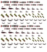1/64 Shark Mouth Bomber WaterSlide Decals MADE IS THE USA