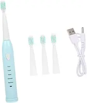 GARVALON Automatic Toothbrush for Children 5 Speeds Soft Bristles Charging Waterproof Blue Kids Electric Toothbrush