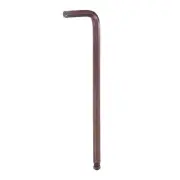 Ball End Hex Key Wrench 6mm S2 L-Shape Long Arm Metric Wrenches, Red