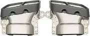 AMG W176 modified tail throat is 13-15 years Compatible For Mercedes A45 square outlet exhaust Tip(Dark Grey)