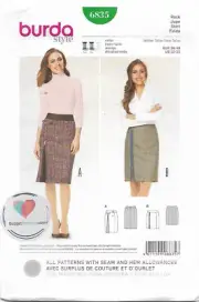34 BURDA 6835: SKIRTS SIZE 10-20 SEWING PATTERN