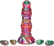 Creature Cock Larva Silicone Ovipositor Dildo w/Eggs