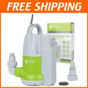 High-Performance 1/4HP Submersible Sump Pump with Float Switch & 25ft Cord