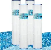 [Real Fancy] CCP520 Pool Filter Cartridges Replaces Unicel C-7472, R173578, PCC130, Filbur FC-1978, Ultral-A7, 178585, 817-0131, 125 Sq. Ft, L x OD: 32 1/16"x7", 4 Pack