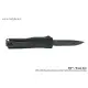 Benchmade OM™️ 黑鋁柄黑平刃 OTF 彈簧刀 - S30V鋼(黑色DLC處理)-BENCH 4850BK