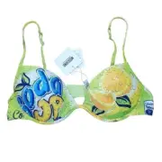 Moschino Underwear Jeremy Scott SS 2015 Soda Pop Can Wetlook Graphic Bra XL 4