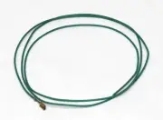 22 AWG stranded button hook up wire with .187 quick connect, 3 feet Green, Jamma