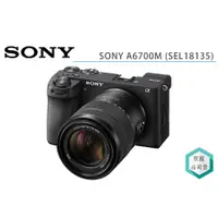 在飛比找蝦皮購物優惠-《視冠》現貨 SONY A6700M SEL18135 微單