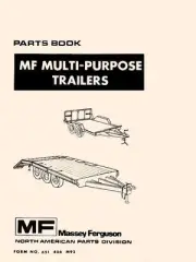 MASSEY FERGUSON MF Multi Purpose Trailer Parts Manual