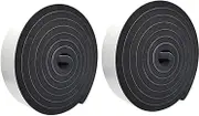 ARTIBETTER 2Rolls Soundproofing Seal Strip Eva Weather Insulation Tape for Door Window Noise Reduction Easy to Use Shockproof Gap Blocker
