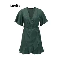 在飛比找蝦皮商城優惠-Lovito 波西米亞格 女款花卉束帶連身裙 LSE0202