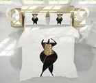 3D Fat Woman 3530NA Bed Pillowcases Quilt Cover Duvet Boris Draschoff Fay