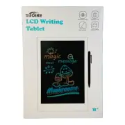 10 inch LCD Writing Tablet Colorful Screen Drawing Board Graphics for Kids Blue