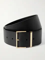 [The Frankie Shop] The Frankie Shop - Evro Leather Belt - Black - M M Black