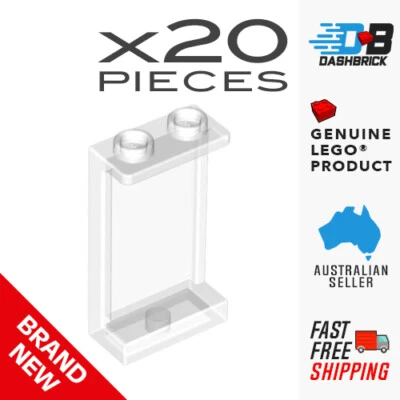 20 x Genuine LEGO Clear Window 1 x 2 x 3 Panel/Wall [87544 /2362] - NEW