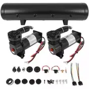 Kits 12V 200 Psi 5 Gal Air Tank Compressor Onboard System For Train Horn