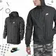 Nike 外套 As M Nsw Windrunner 男款 連帽 黑 防風 風衣 運動 長袖 727325-010