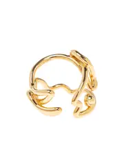 geometric ring 15,17 Yellow