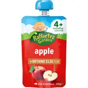 Rafferty's Garden Apple Puree & Nothing Else Baby Food Pouch 4+ Months 120g