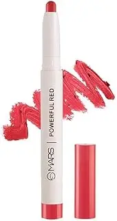 Generic Matte Lip Crayon, Long Lasting Smudge Proof Lipstick, 1.3g, Powerful Red