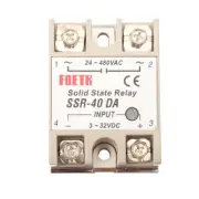 SSR-40DA 40A Solid State Relay Module 3-32V DC Input 24-380VAC NEW