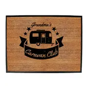Grandmas Caravan Club - Funny Novelty Doormat Man Cave Floor mat